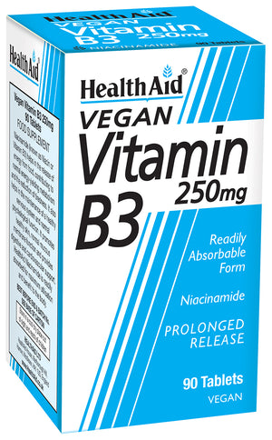 vegan vitamin b3 250mg 90s