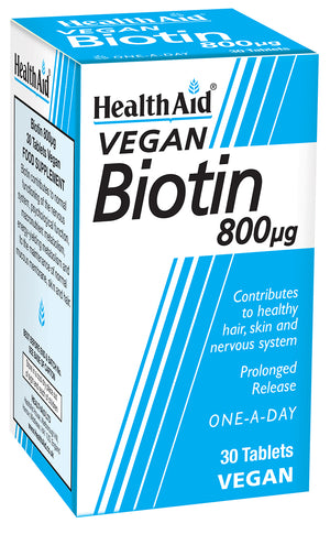vegan biotin 800ug 30s