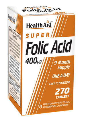 super folic acid 400ug 270s