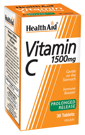 vegan vitamin c 1500mg prolonged release 30s