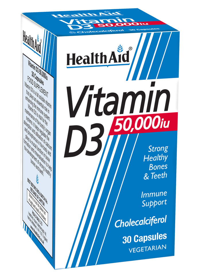 Health Aid Vitamin D3 50,000iu 30's