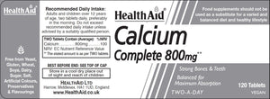 calcium complete 800mg 120s