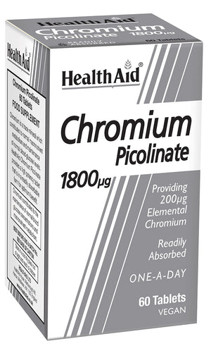 chromium picolinate 1800ug 60s