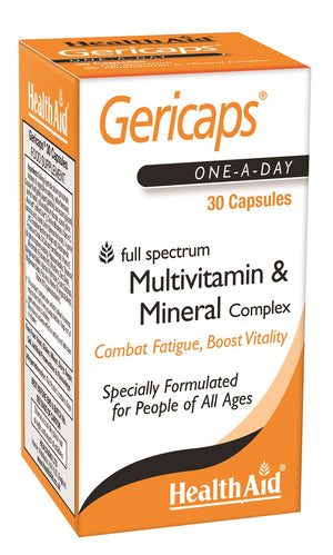gericaps multivitamin mineral complex 30s