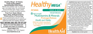 healthy mega multi vitamin minerals prolonged release 30s