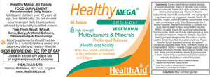 healthy mega multi vitamin minerals prolonged release 60s