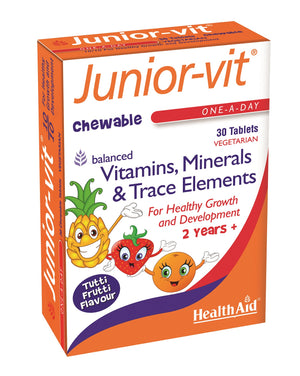 junor vit one a day chewable tutti frutti flavor 30 tablets