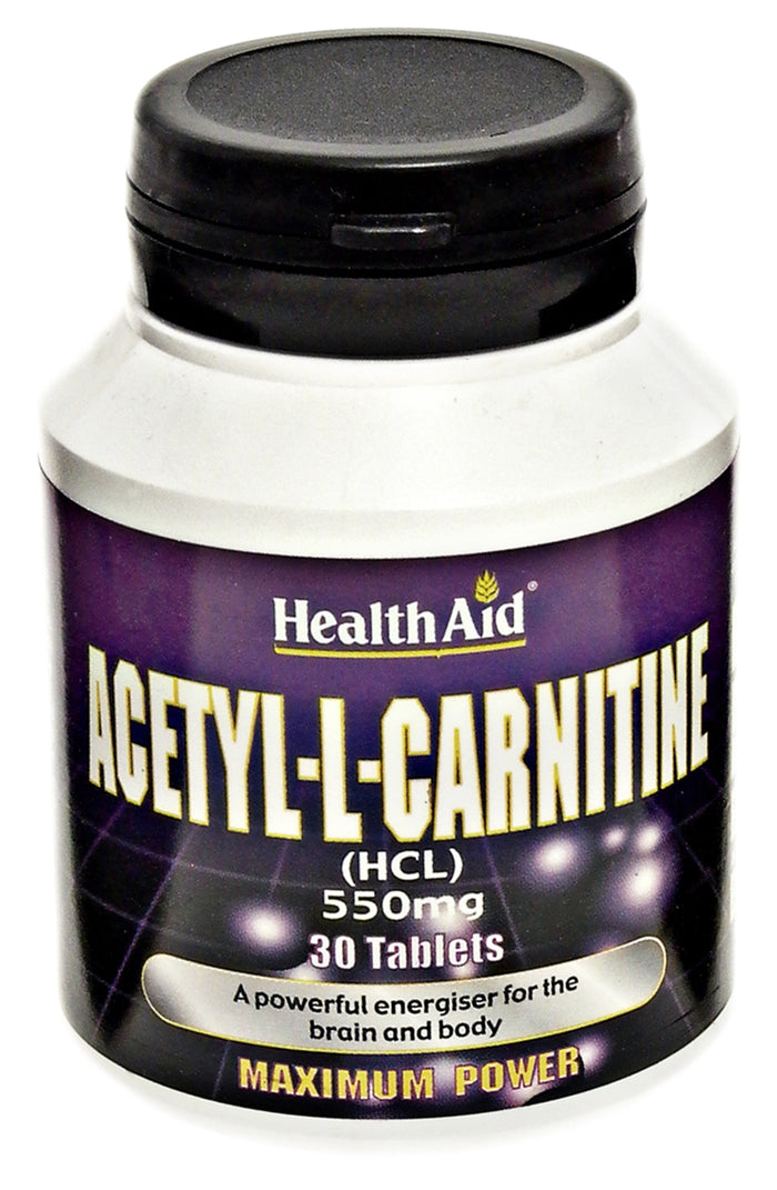 Health Aid Acetyl-L-Carnitine 550mg 30's
