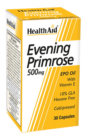 evening primrose oil 500mg with vitamin e 30s