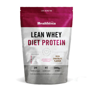 Healthista Lean Whey Diet Protein Rich Chocolate 500g