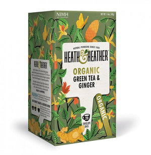 organic green tea ginger 20s