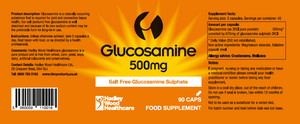 glucosamine 500mg salt free 90s