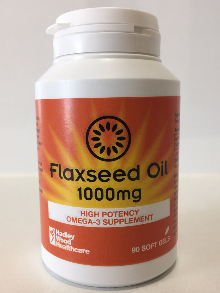 Hadley Wood Healthcare Flaxseed Oil 1000mg 90's