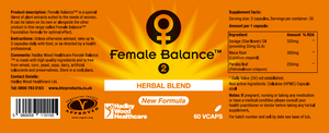 Hadley Wood Healthcare Female Balance 2 Herbal Blend 60's