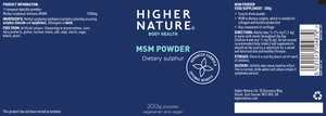 msm powder 200g