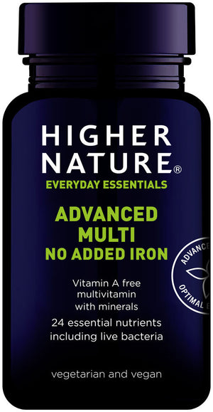 Higher Nature Advanced Multi No Added Iron 90's