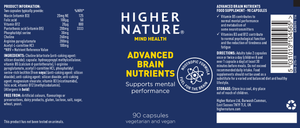 advanced brain nutrients formerly brain nutrients 90s