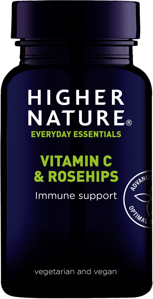 Higher Nature Vitamin C & Rosehips 90's (Formerly Rosehips)