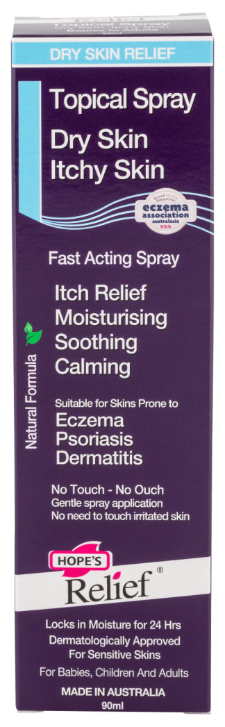 Hope's Relief Topical Spray Dry Skin Itchy Skin 90ml