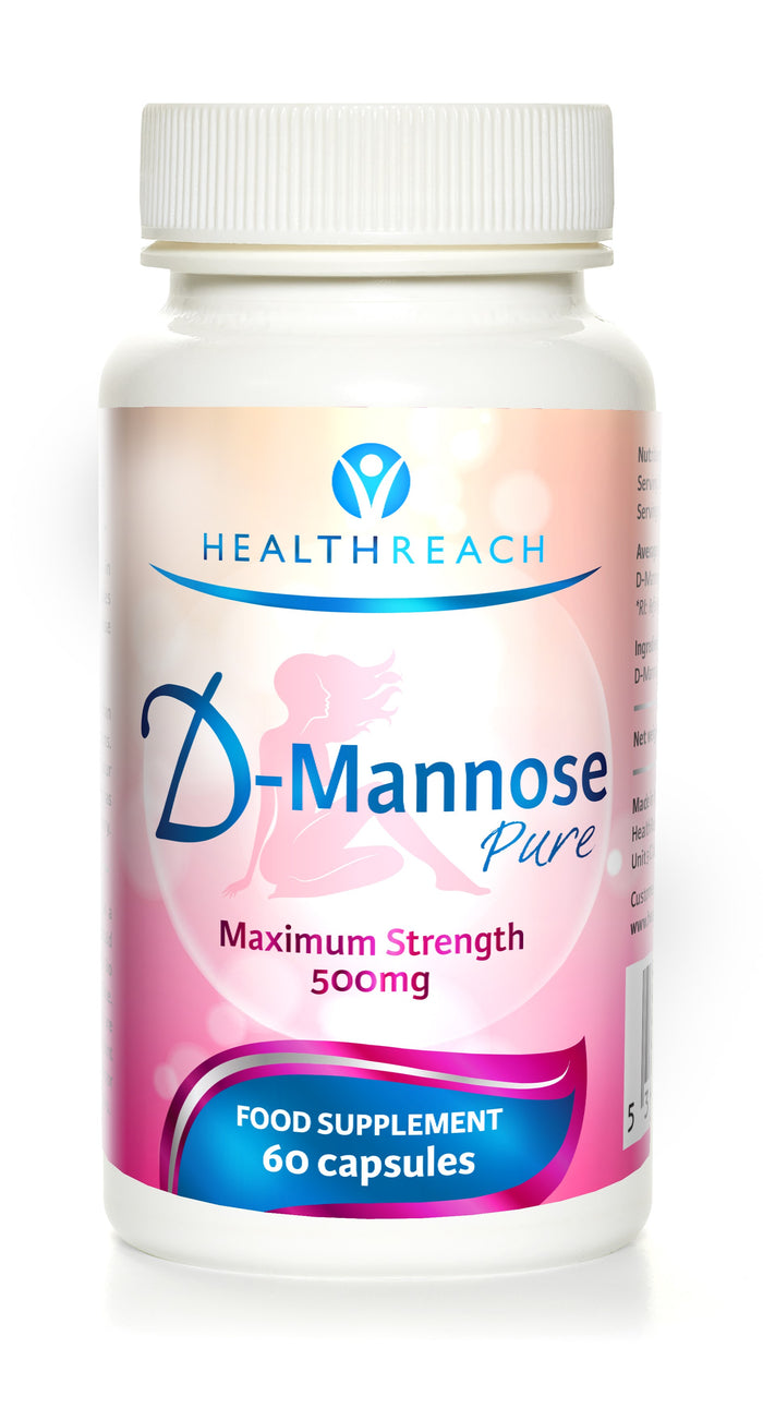 Health Reach D-Mannose Pure 500mg 60's