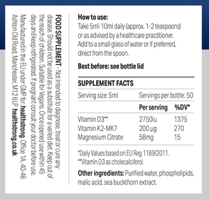 liposomal vitamin d3 k2 absorbx008 250ml