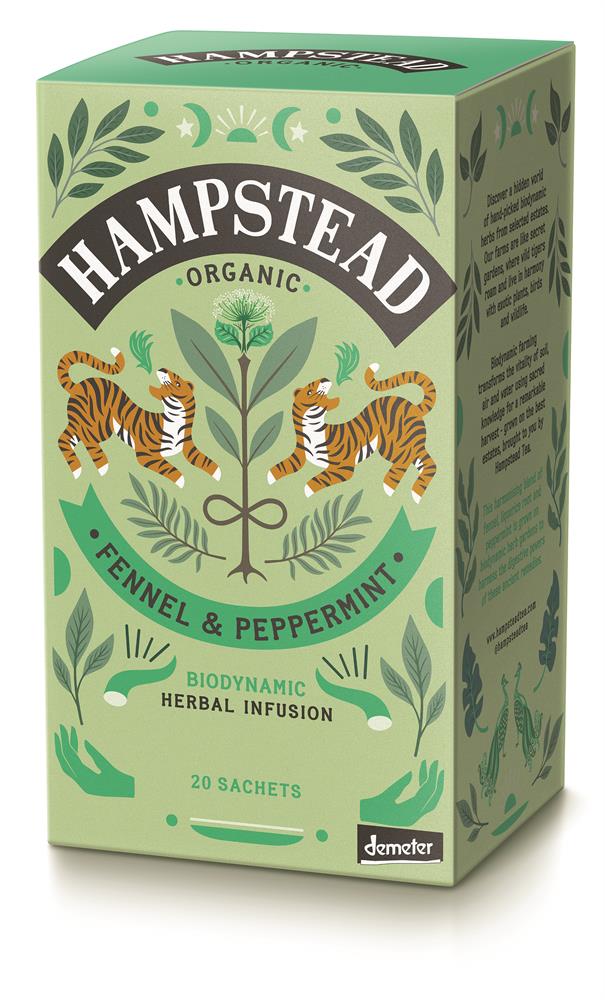 Hampstead Tea Organic Fennel & Peppermint Tea 20's