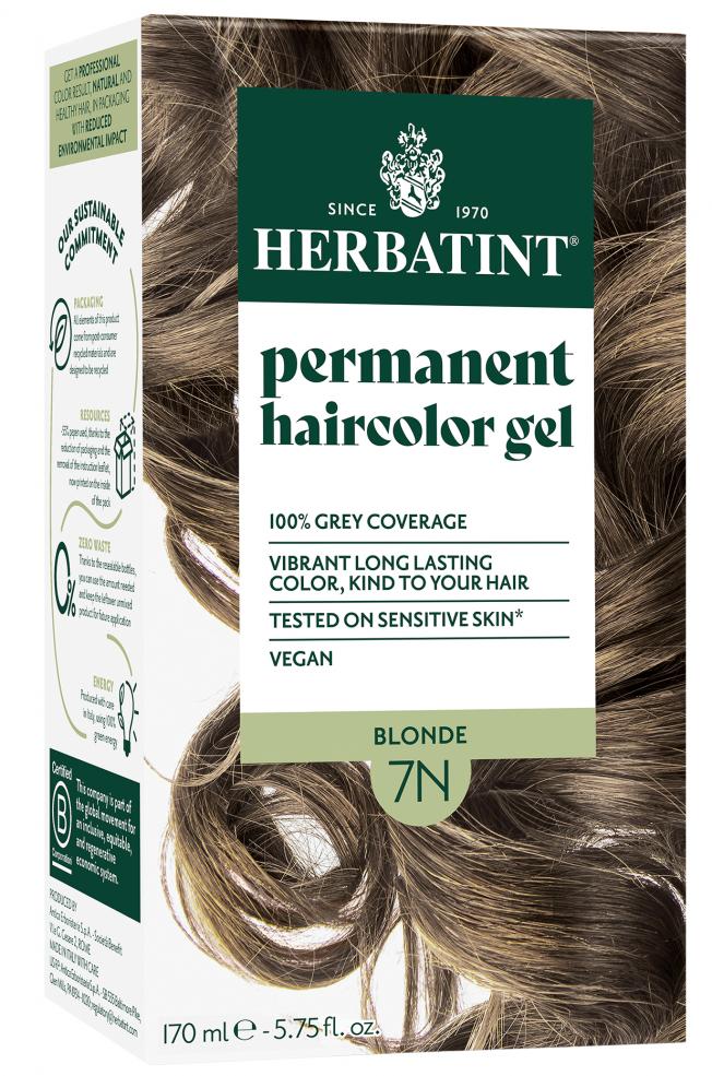 Herbatint Permanent Hair Color Gel 7N Blonde 170ml