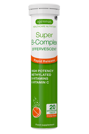 super b complex effervescent orange flavour 20s