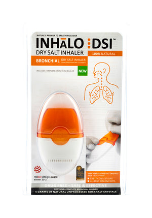 Inhalo Inhalo Bronchial Dry Salt Inhaler (Orange)