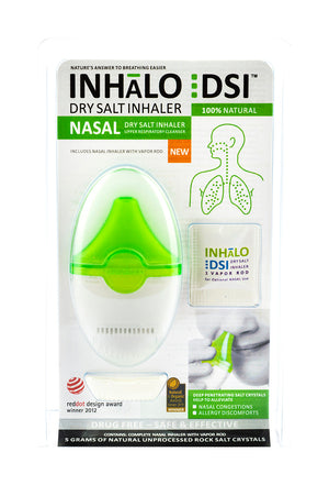 Inhalo Nasal Dry Salt Inhaler (Green)