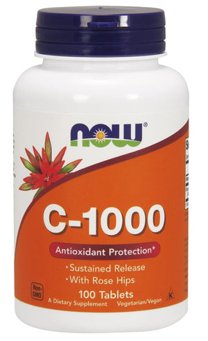 vitamin c 1000 with rose hips susteined release 100 tablets