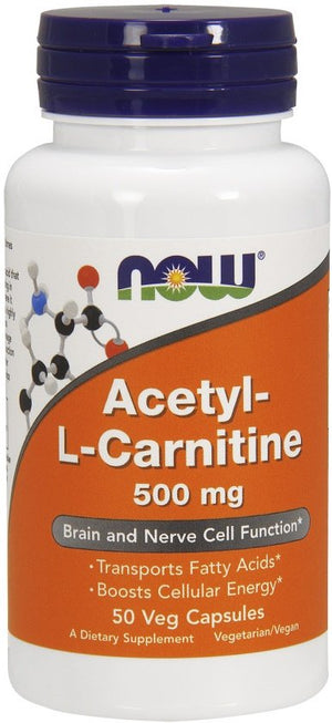 acetyl l carnitine 500mg 50 vcaps