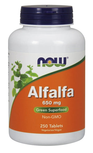 alfalfa 650mg 250 tablets