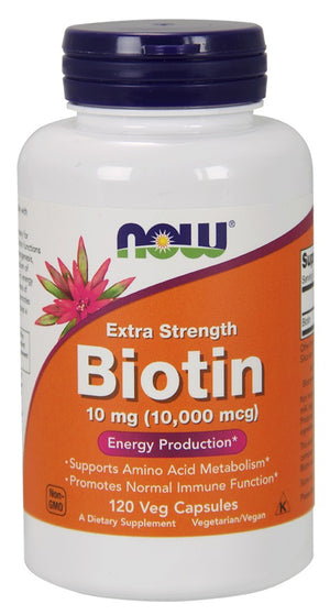 biotin 10mg extra strength 120 vcaps