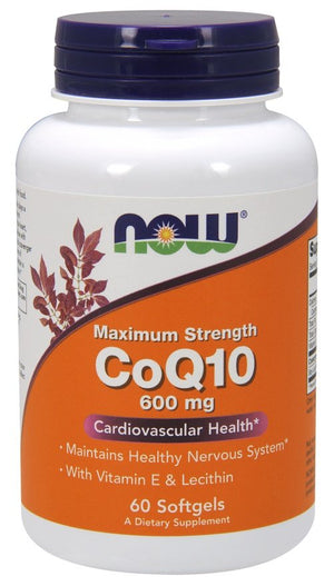 coq10 with lecithin vitamin e 600mg 60 softgels