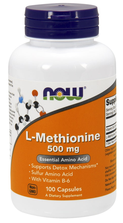 L-Methionine, 500mg - 100 caps