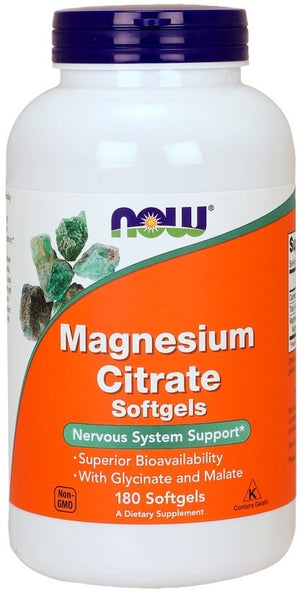 magnesium citrate softgels 180 softgels