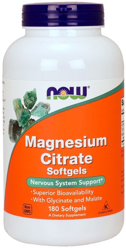 Magnesium Citrate Softgels - 180 softgels