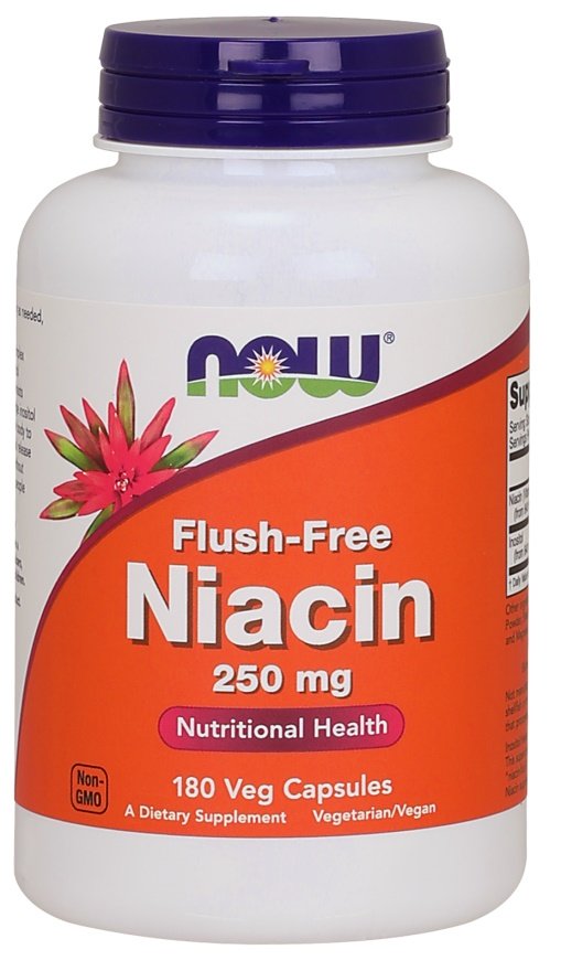 Niacin Flush-Free, 250mg - 180 vcaps
