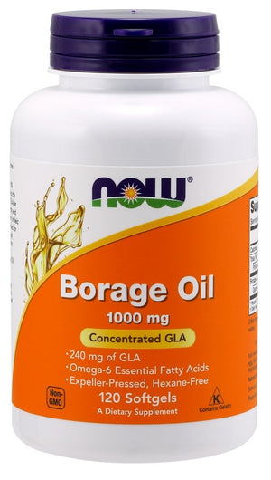 borage oil 1000mg 120 softgels