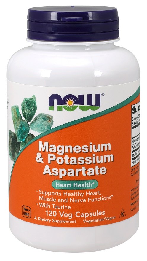 Magnesium & Potassium Aspartate with Taurine - 120 vcaps