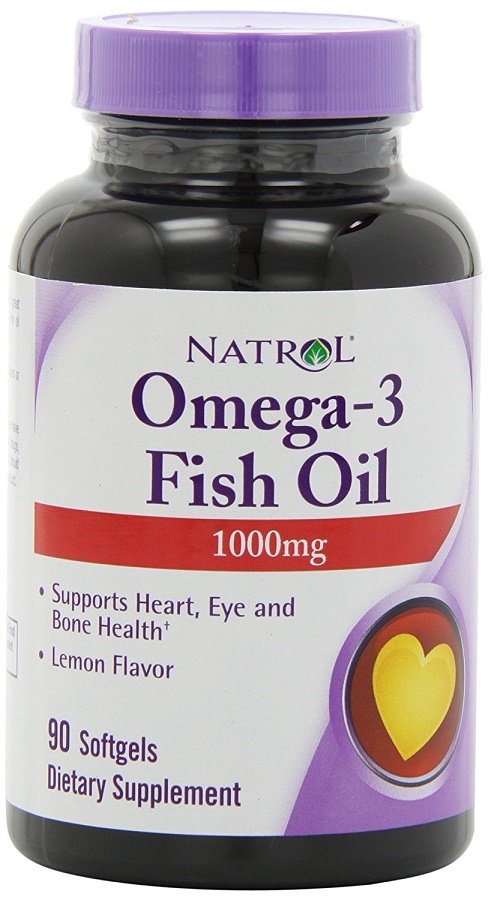 Omega-3 Fish Oil, 1000mg - 90 softgels