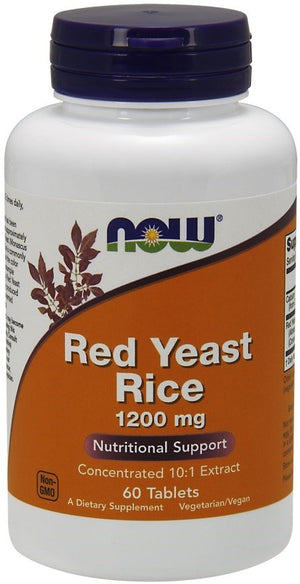 red yeast rice concentrated 10 1 extract 1200mg 60 tablets