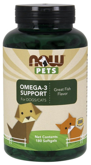pets omega 3 support 180 softgels