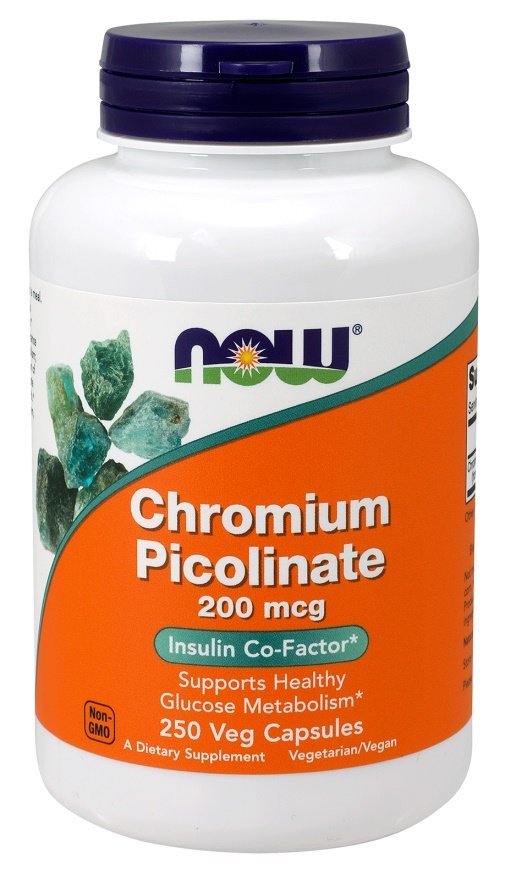 Chromium Picolinate, 200mcg - 250 vcaps