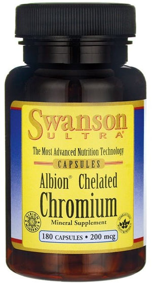 albion chelated chromium 200mcg 180 caps