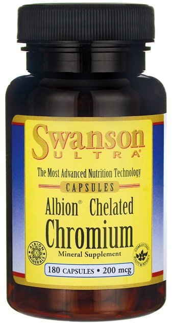 Albion Chelated Chromium, 200mcg - 180 caps