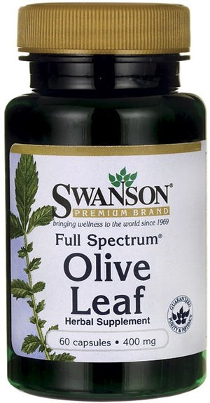 full spectrum olive leaf 400mg 60 caps