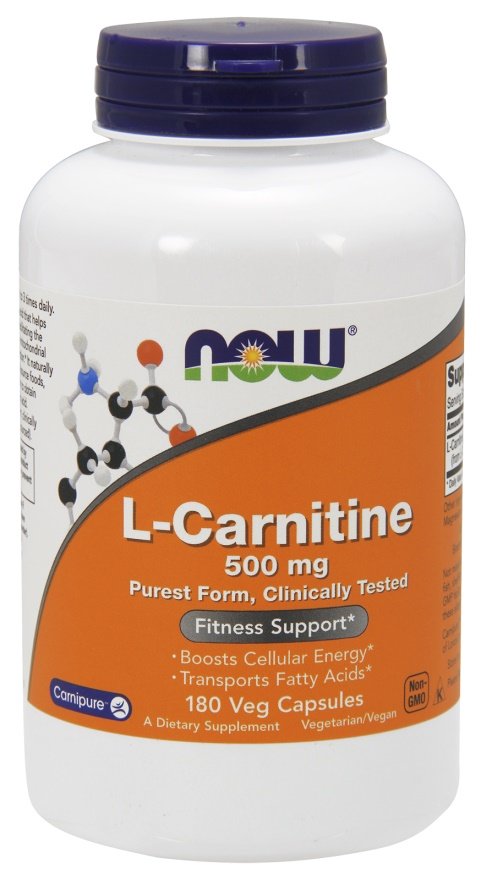 L-Carnitine, 500mg - 180 vcaps