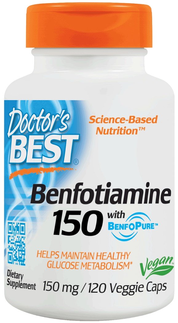 Benfotiamine with BenfoPure, 150mg - 120 vcaps